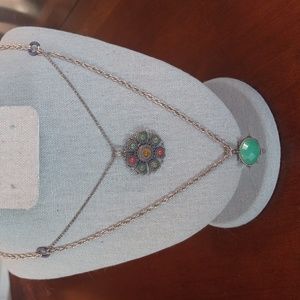 Lucky Brand Layered, Reversible Adjustable Necklace 18-20"